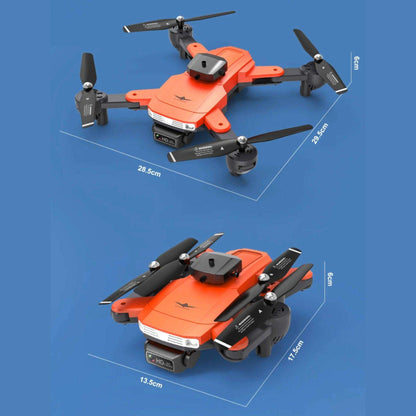 TUTT KF617 Mini Drone 4K Dual Camera Drone Infrared Obstacle Avoidance Optical Flow Foldable Quadcopter Height Hold Follow, Orbit, Waypoint Modes 2* Batteries - www.Shopthatapp.com