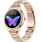 TUTT L6 Classic Ladies AMOLED Screen Women Health Smart Watch Pedometer BT Calling Voice Assistant Smartwatch - www.Shopthatapp.com