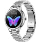 TUTT L6 Classic Ladies AMOLED Screen Women Health Smart Watch Pedometer BT Calling Voice Assistant Smartwatch - www.Shopthatapp.com