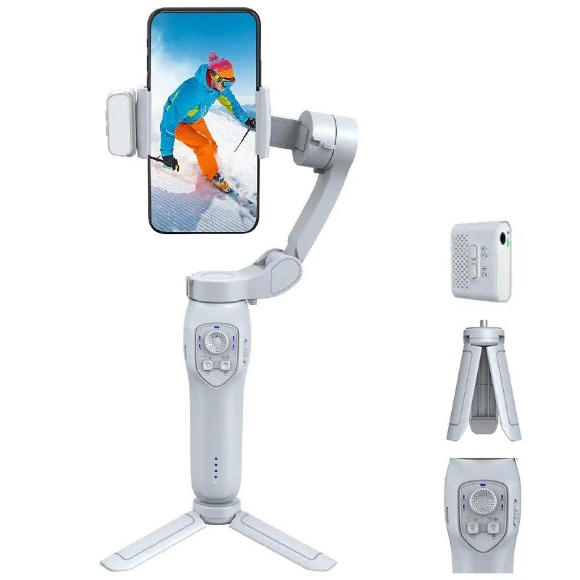 TUTT L7C Pro + AI Module | 3 Axis Smartphone Selfie Stick Phone Gimbal Stabilizer | Auto Face Tracking - www.Shopthatapp.com