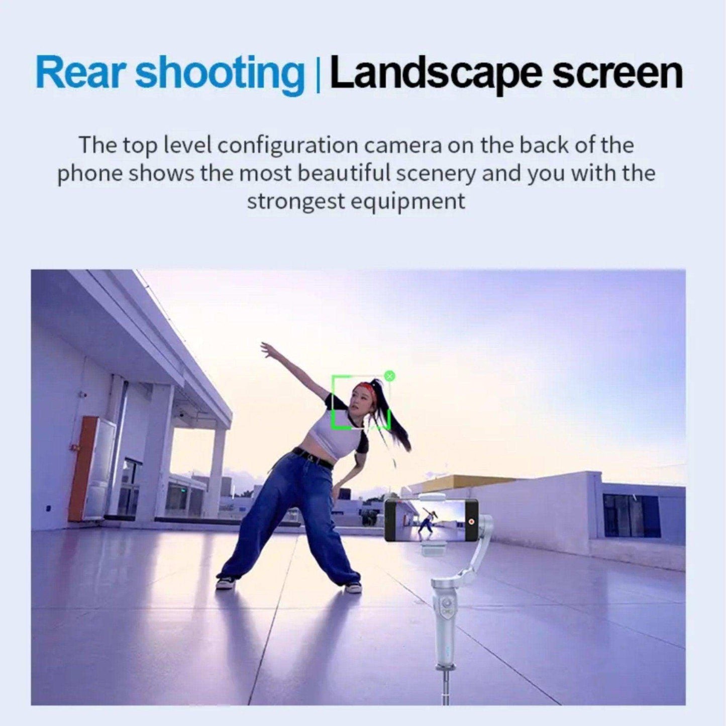 TUTT L7C Pro + AI Module | 3 Axis Smartphone Selfie Stick Phone Gimbal Stabilizer | Auto Face Tracking - www.Shopthatapp.com