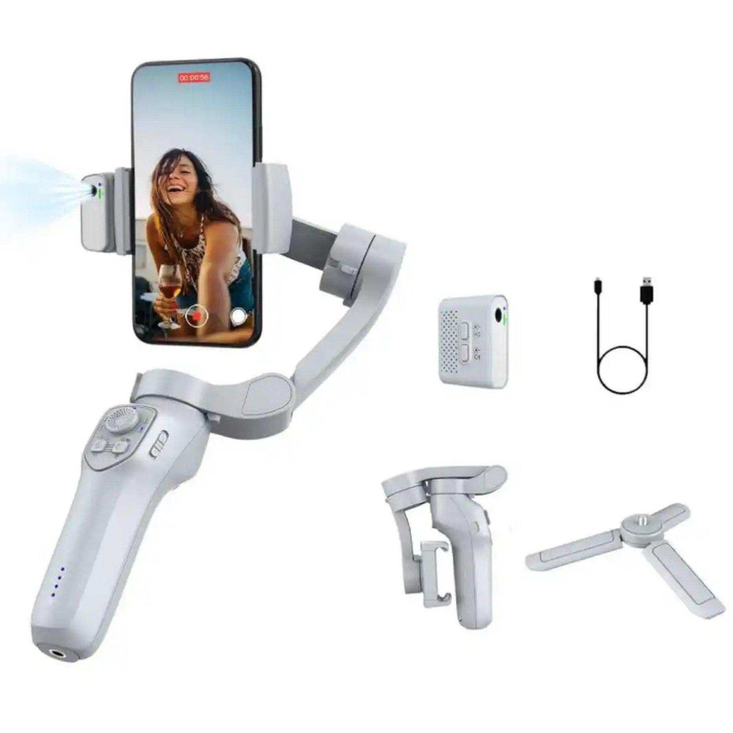 TUTT L7C Pro + AI Module | 3 Axis Smartphone Selfie Stick Phone Gimbal Stabilizer | Auto Face Tracking - www.Shopthatapp.com