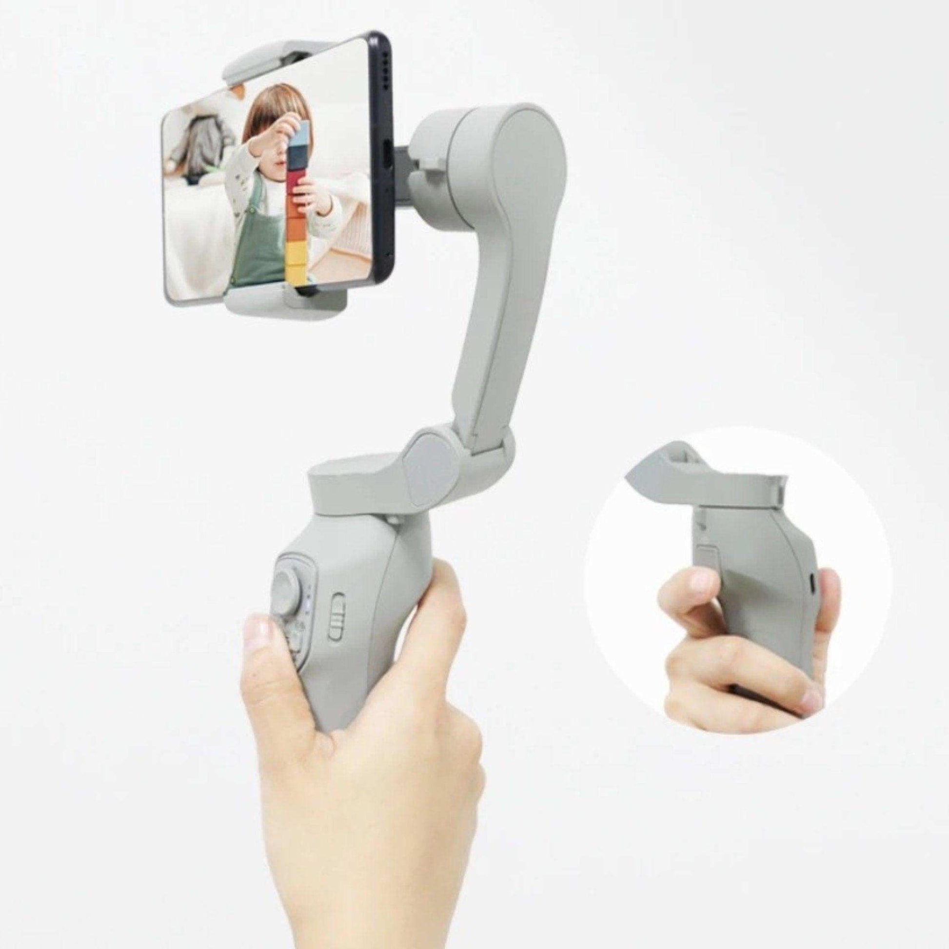 TUTT L7C Pro + AI Module | 3 Axis Smartphone Selfie Stick Phone Gimbal Stabilizer | Auto Face Tracking - www.Shopthatapp.com
