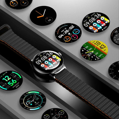 TUTT LA9 AMOLED Women Pocket Smart Watch 1.43 inch With Quick-detach Straps Sport Fitness 2 in 1 Smartwatch Black - www.Shopthatapp.com