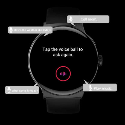 TUTT LA9 AMOLED Women Pocket Smart Watch 1.43 inch With Quick-detach Straps Sport Fitness 2 in 1 Smartwatch Black - www.Shopthatapp.com