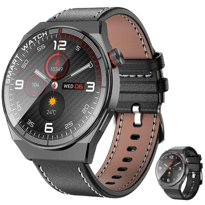 TUTT Classic Smartwatch For Men | Titanium Alloy | NFC Function Health & Fitness Tracker IP68 Waterproof Bands (2)  LX3 - www.Shopthatapp.com