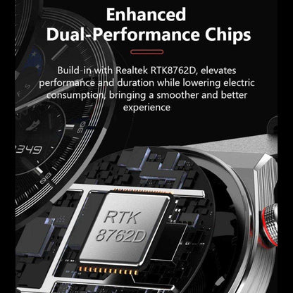 TUTT Classic Smartwatch For Men | Titanium Alloy | NFC Function Health & Fitness Tracker IP68 Waterproof Bands (2)  LX3 - www.Shopthatapp.com