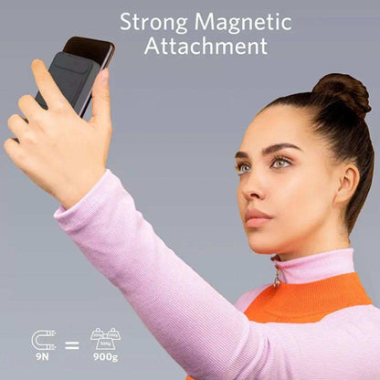TUTT Magnetic Wireless Portable Power Bank for iPhone 10000mAh Mag-Safe Battery Pack PD 22.5W Fast Charging, Foldable Wireless USB-C LED Display iPhone 15/14/13/12/Pro/Mini/Pro Max - www.Shopthatapp.com