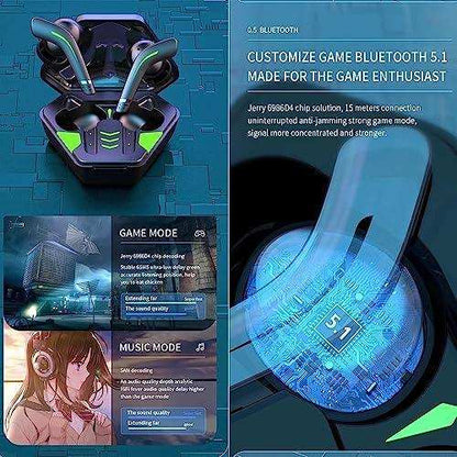 TUTT MD168 TWS Gaming Headset 5.1 65ms Low Latency Wireless Earphone Bass Sports Headphones Gamer Earbuds - www.Shopthatapp.com