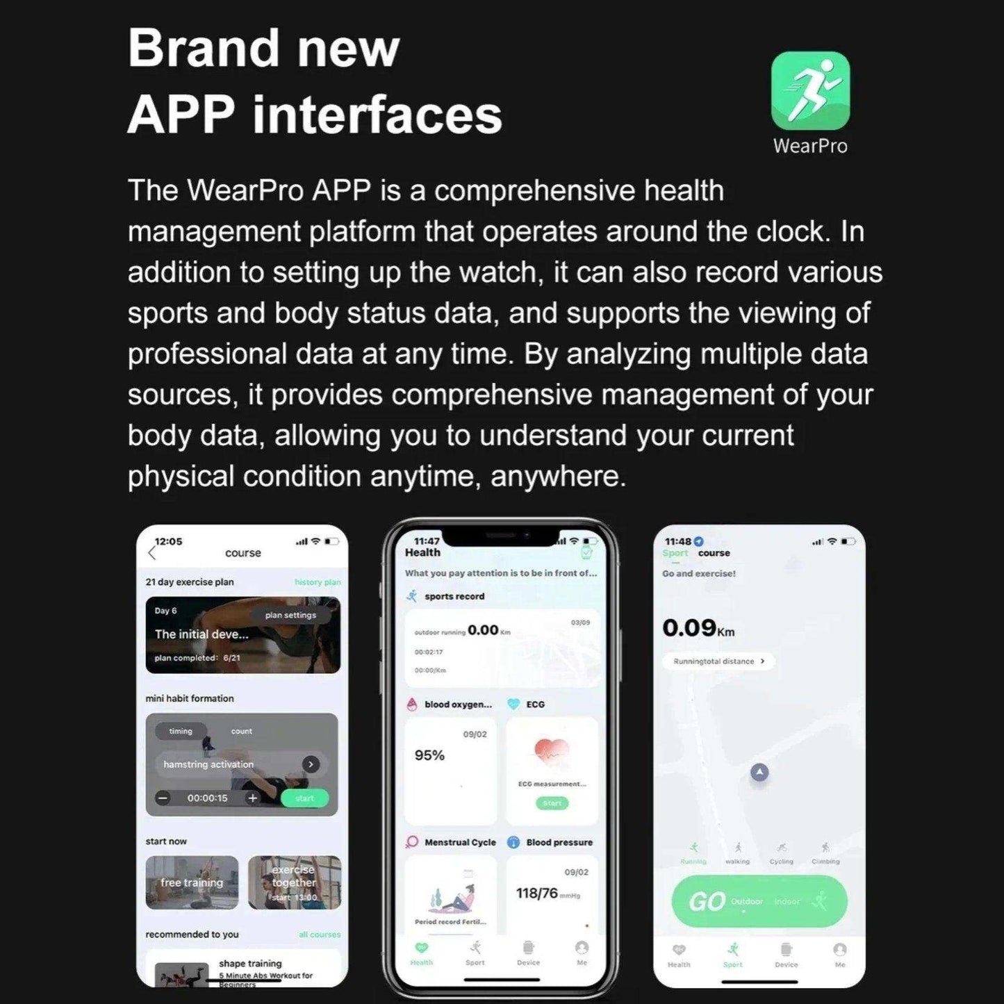 TUTT N1 Men Ultra SmartWatch with IP68 Waterproof NFC | Compass Outdoor WEAR PRO Control Health Fitness Smart Watch Two Straps Black Matt Metal and Rubber - www.Shopthatapp.com