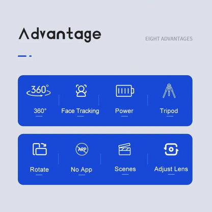 TUTT P1 Selfie Phone Holder Mount | Smart 360° Auto Face Tracking Gimbal Desktop Stabilizer Tripod | Adjustable Lens | No App, Gesture Control | Stable Base Smartphone Live Chat - www.Shopthatapp.com