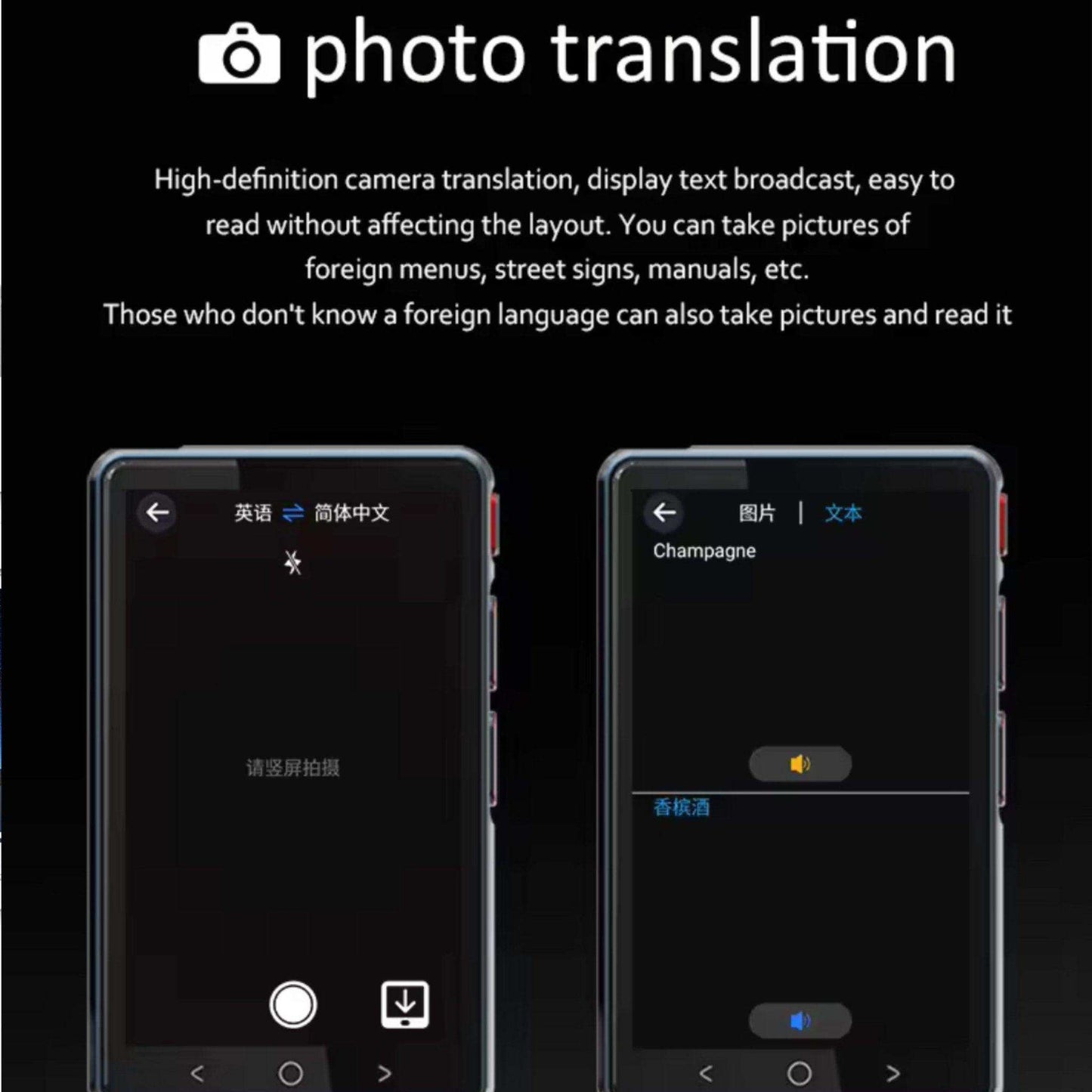 TUTT P41 AI Language Voice Image Translator Device | Two Way Interpreter | 135 Languages Online 14 Offline| 4" HD | WiFi Hotspot