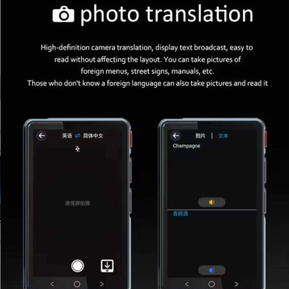 TUTT P41 AI Language Voice Image Translator Device | Two Way Interpreter | 135 Languages Online 14 Offline| 4" HD | WiFi Hotspot