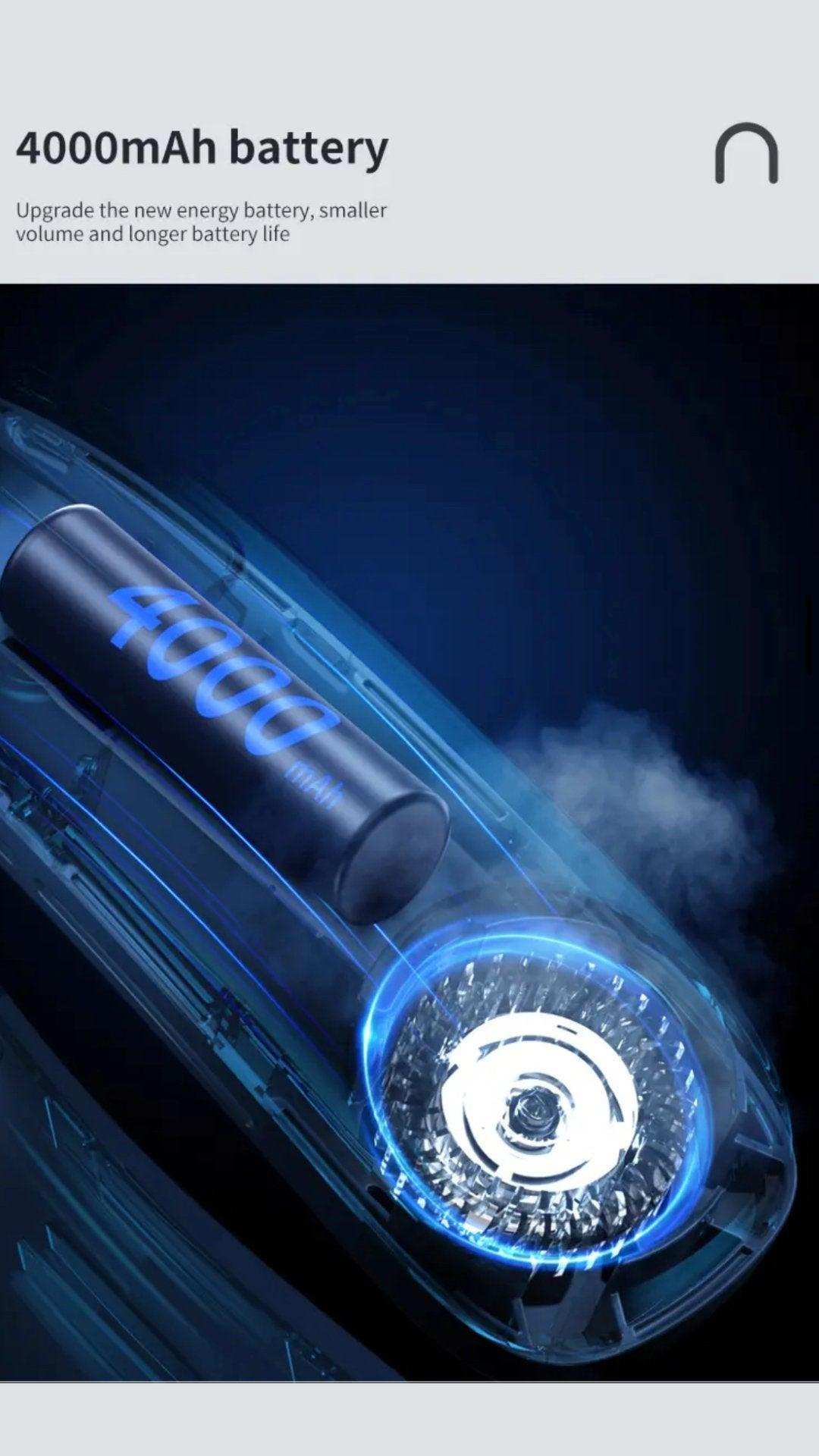 TUTT Portable Neck Cooling Neck Blade-less | Back Neck Cooling Plate- Refrigeration Mode | Rechargeable 4000mAh Battery | Ambient Light | USB Mini Air Conditioner | White - www.Shopthatapp.com