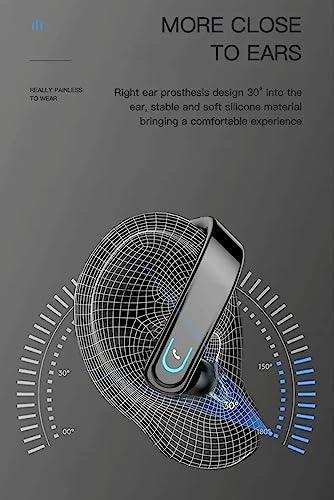 TUTT Right Ear Hook with Microphone BT 5.1+EDR Handsfree Earphones Single Ear Hook HD Call Business | Driving | 15 Hrs Call and Music | iOS Android - www.Shopthatapp.com