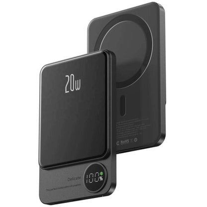 TUTT S11 10,000mAh MagSafe Wireless Power Bank – USB-C PD 20W, LED Display, iPhone Compatibl - www.Shopthatapp.com