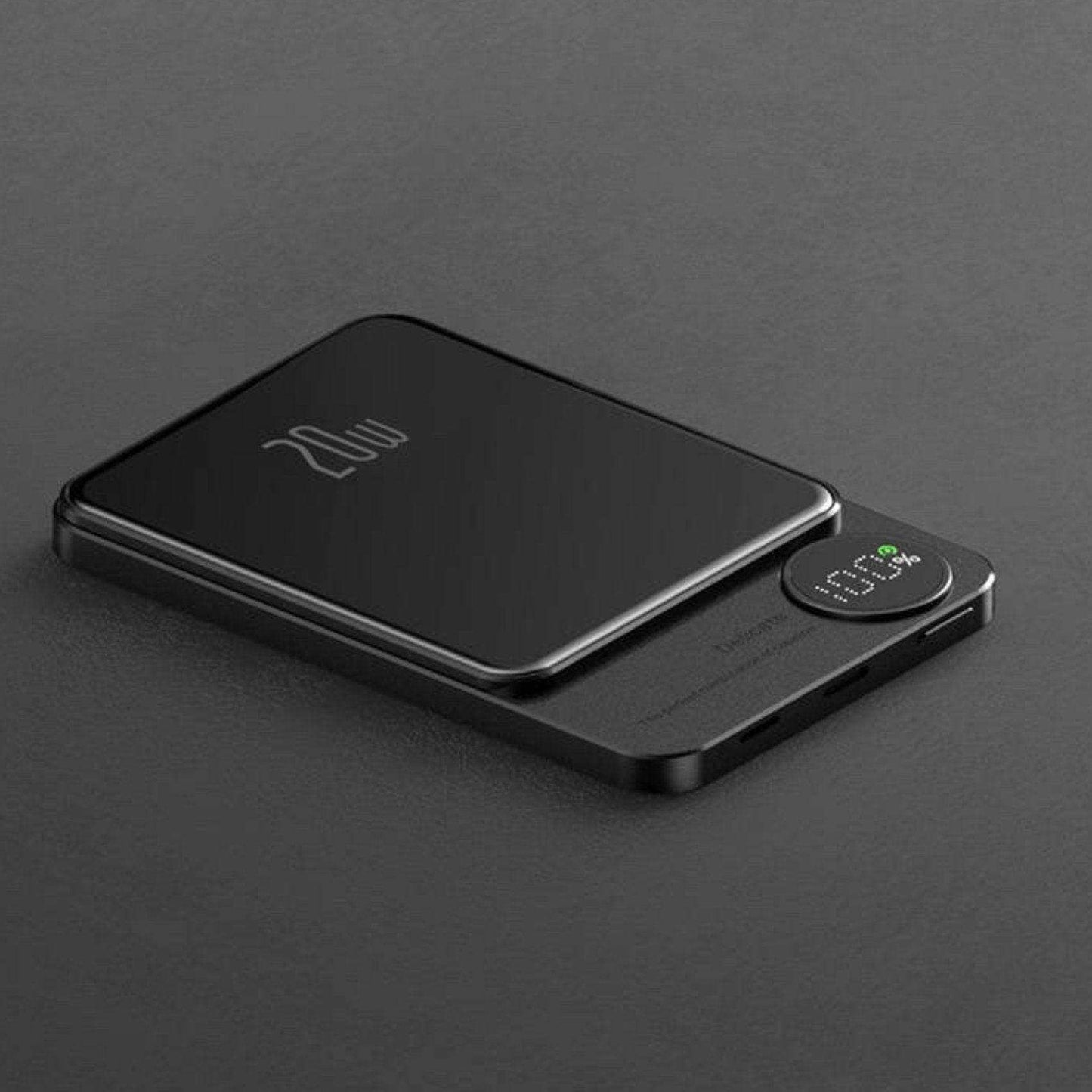 TUTT S11 10,000mAh MagSafe Wireless Power Bank – USB-C PD 20W, LED Display, iPhone Compatibl - www.Shopthatapp.com