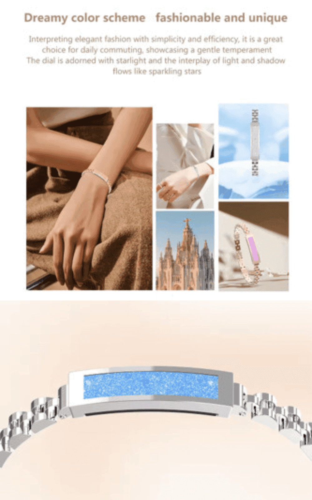 TUTT Smart Bracelet Fitness Sleep Tracker Waterproof IP68 Li8 | App Control for Women - www.Shopthatapp.com