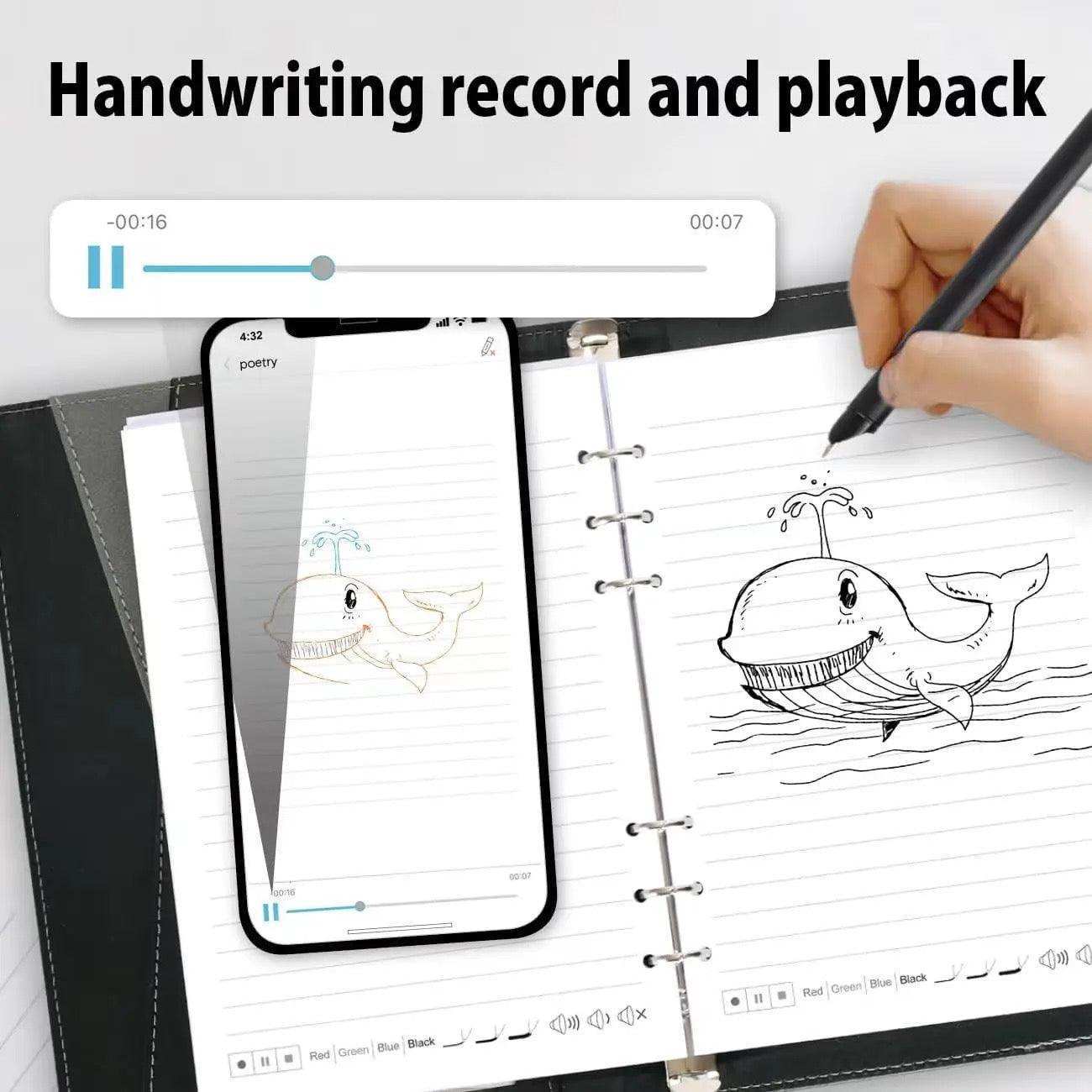 TUTT Smart Pen and Notebook Set | Digital Stylus Writing Board | Real-Time Sync with Android & iOS - www.Shopthatapp.com