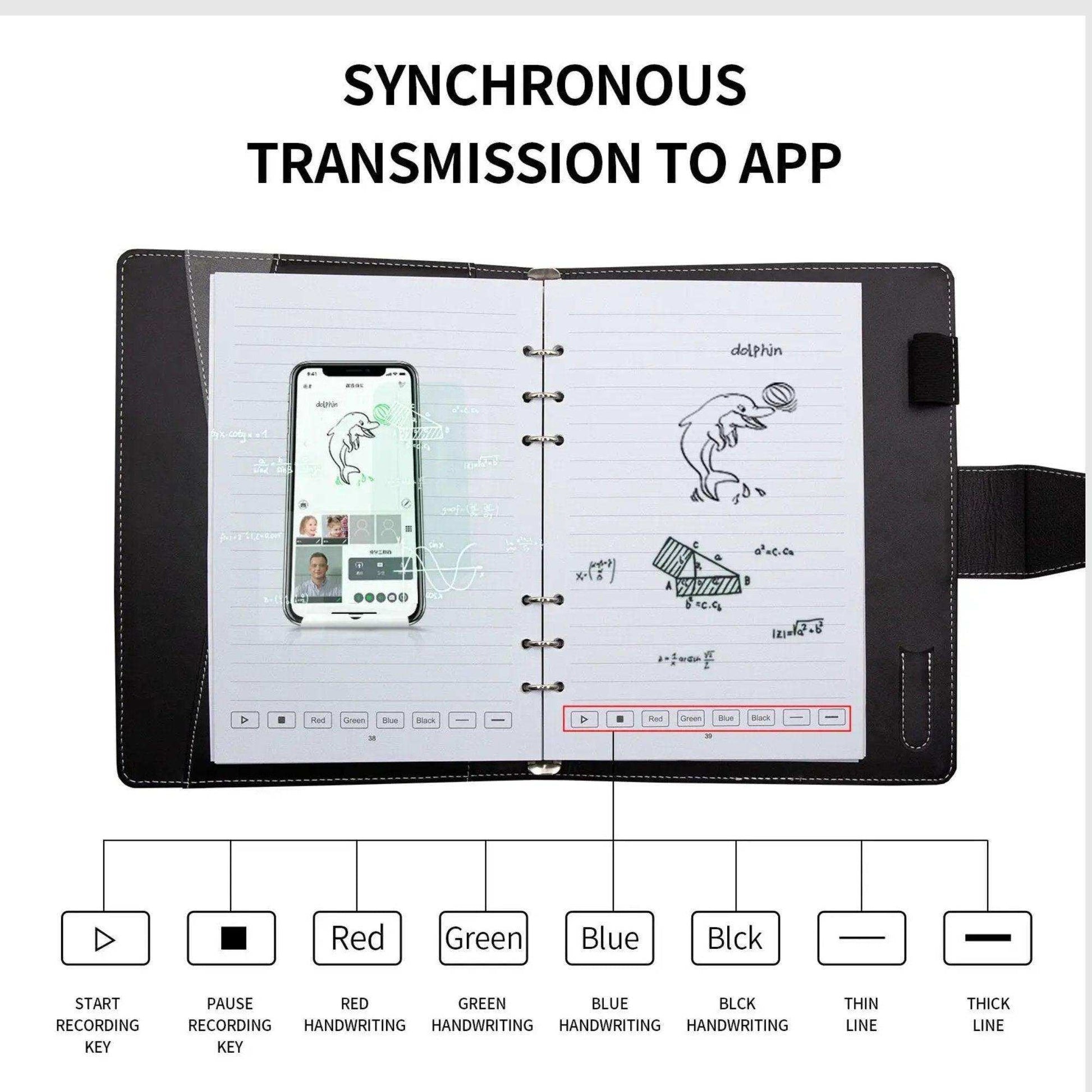 TUTT Smart Pen and Notebook Set | Digital Stylus Writing Board | Real-Time Sync with Android & iOS - www.Shopthatapp.com