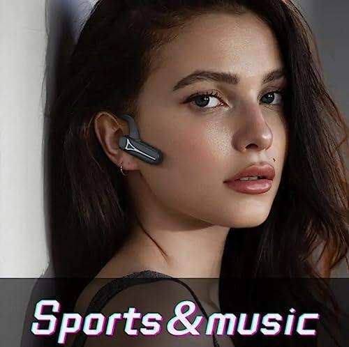 TUTT Sports Earphones Bluetooth Headphones with ENC Microphone Bone Conduction Wireless Headset for Workouts and Running, 10 Hours of Music, Casque sans fil à Conduction osseuse - www.Shopthatapp.com