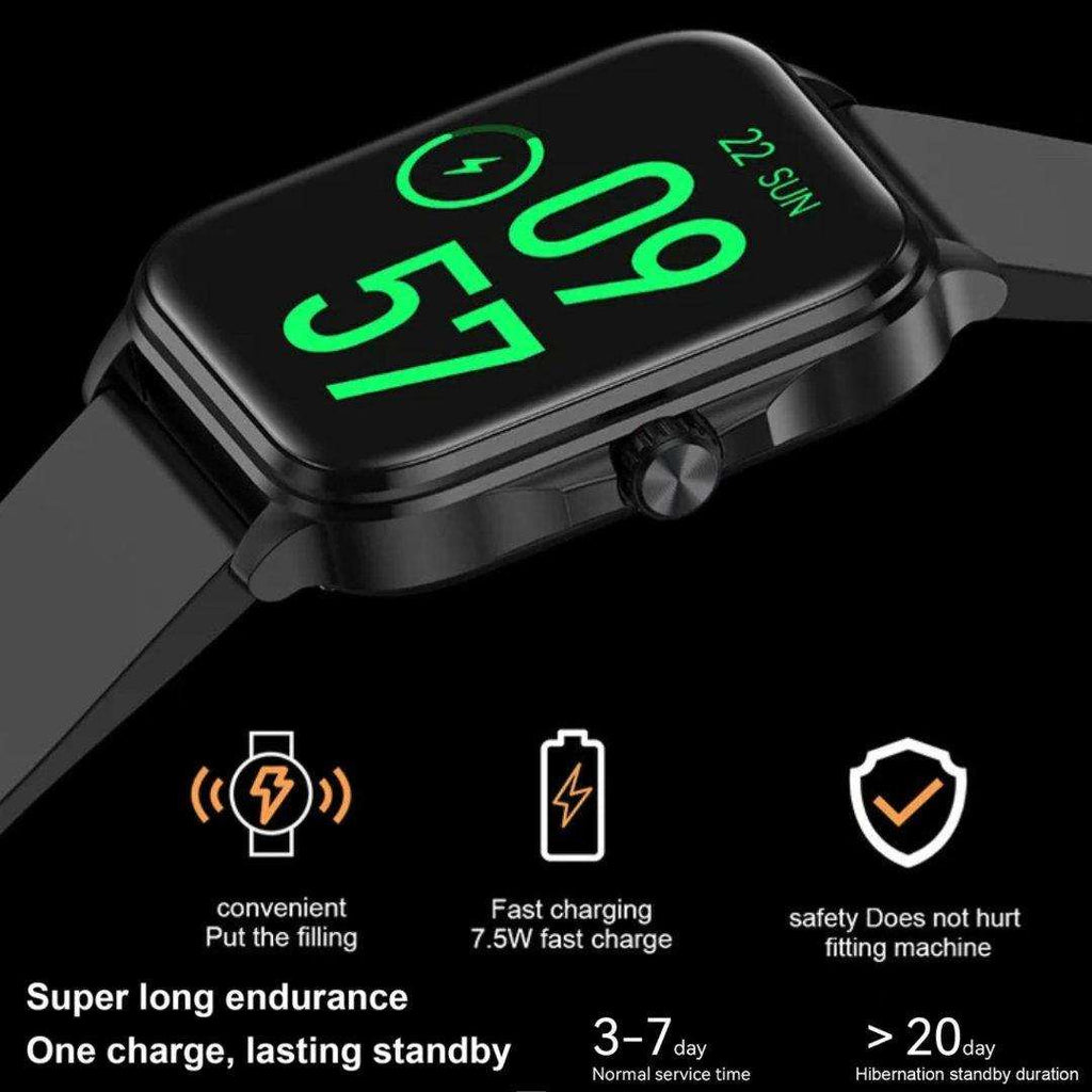 TUTT Classic Smartwatch 1.91” HD Dial | Pedometer Health and Fitness Tracking | Smart Watch For Women and Men | 2 Straps Steel & Rubber T9 - www.Shopthatapp.com