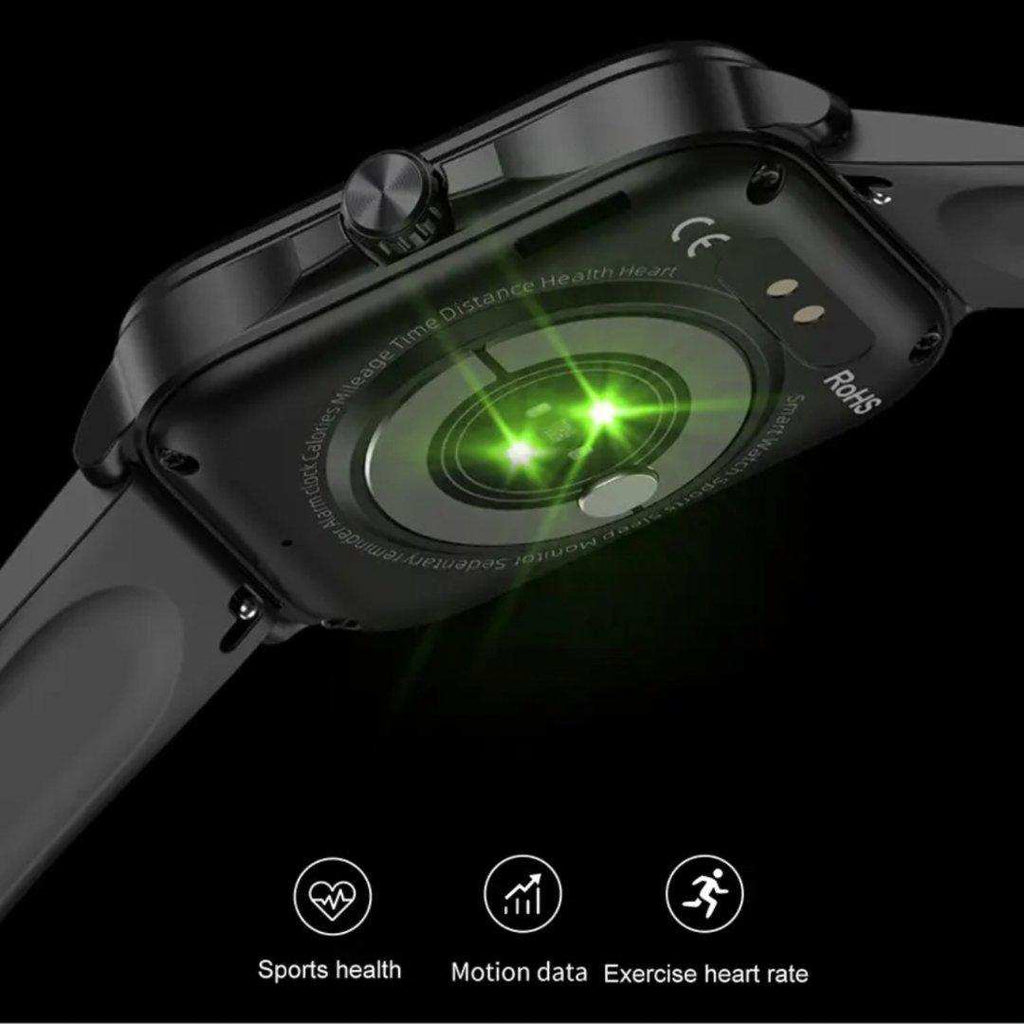 TUTT Classic Smartwatch 1.91” HD Dial | Pedometer Health and Fitness Tracking | Smart Watch For Women and Men | 2 Straps Steel & Rubber T9 - www.Shopthatapp.com