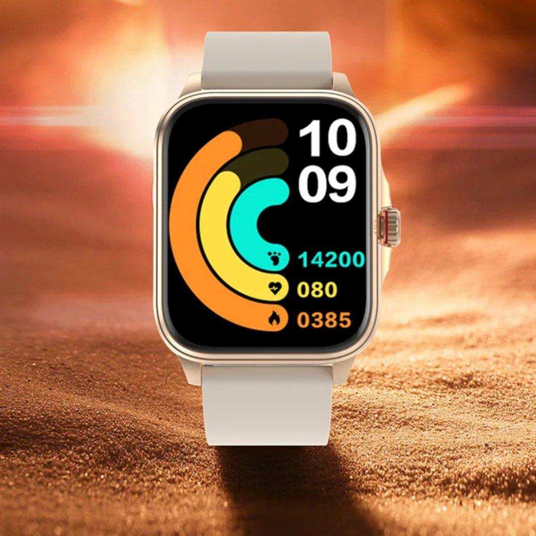 TUTT Classic Smartwatch 1.91” HD Dial | Pedometer Health and Fitness Tracking | Smart Watch For Women and Men | 2 Straps Steel & Rubber T9 - www.Shopthatapp.com