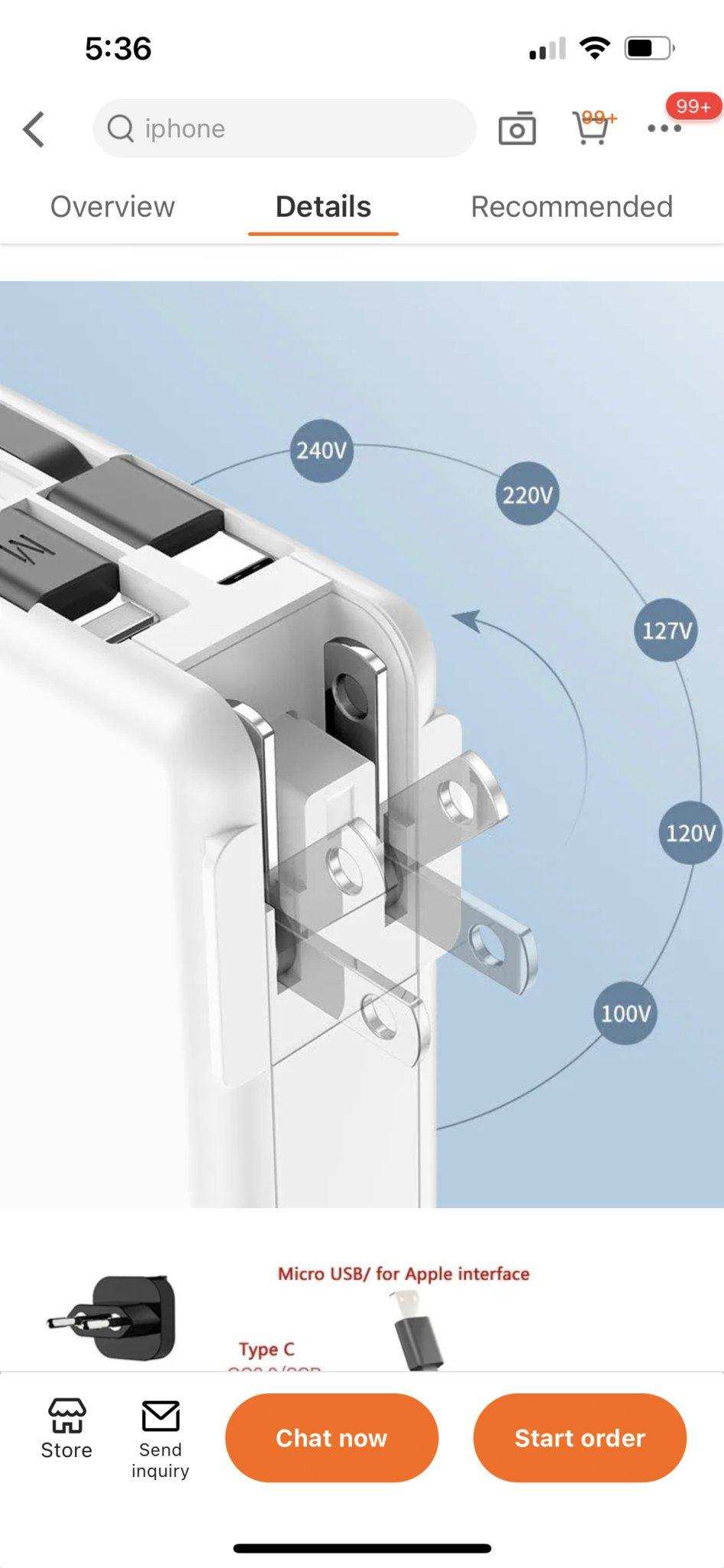 TUTT Travel & Charging Kit | 10000mah Power Bank | Universal Travel Adapter 3 Global Plugs | Wireless Charging | 65 & 30W Charger 3 in 1 Cable | Waterproof Hard Shell Bag EU,UK,AUS