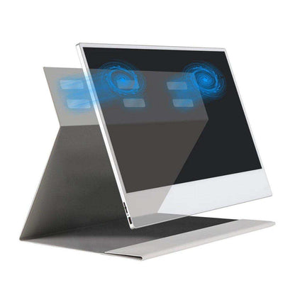 TUTT 16” Portable Touchscreen Monitor FHD IPS | Stand & Case | Built-in Speaker | Aluminum Frame