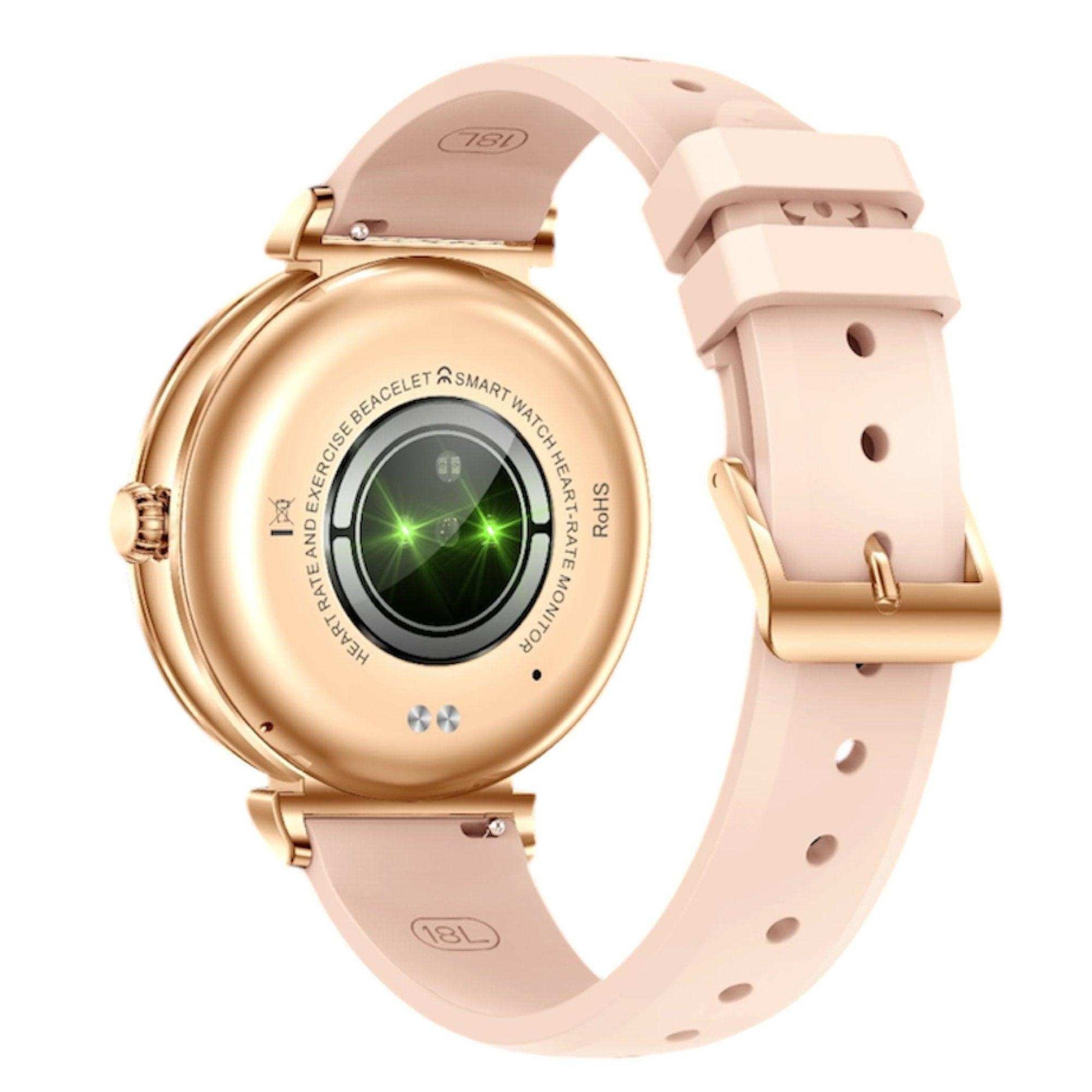 TUTT Women’s Smart Watch | Slim & Stylish Design 1.27” HD Dial | Waterproof | AI Voice Assistant | Women’s Health & Sports Tracker Smartwatch | W1 2 Strap - www.Shopthatapp.com