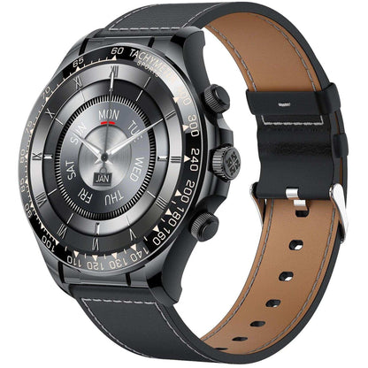 TUTT Classic Smartwatch for Men Metal Case | 1.55'' Large HD Screen IP67 Tactical Smart Watch with BT Call Pedometer  Straps (Leather Metal) X108 - www.Shopthatapp.com
