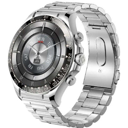 TUTT Classic Smartwatch for Men Metal Case | 1.55'' Large HD Screen IP67 Tactical Smart Watch with BT Call Pedometer  Straps (Leather Metal) X108 - www.Shopthatapp.com