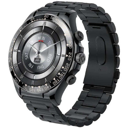 TUTT Classic Smartwatch for Men Metal Case | 1.55'' Large HD Screen IP67 Tactical Smart Watch with BT Call Pedometer  Straps (Leather Metal) X108 - www.Shopthatapp.com