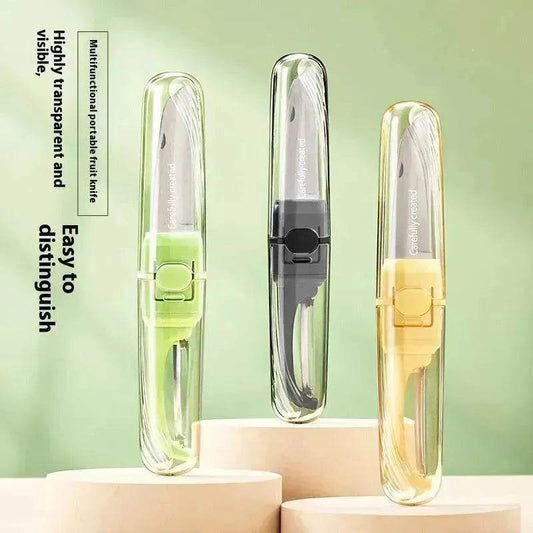 Two-in-one Portable Home Folding Double Head Fruit Knife Peeler - www.Shopthatapp.com