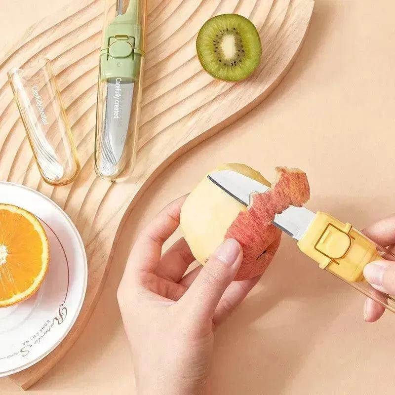 Two-in-one Portable Home Folding Double Head Fruit Knife Peeler - www.Shopthatapp.com