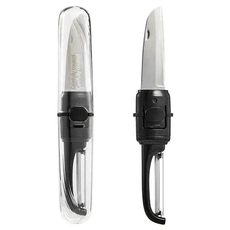 Two-in-one Portable Home Folding Double Head Fruit Knife Peeler - www.Shopthatapp.com