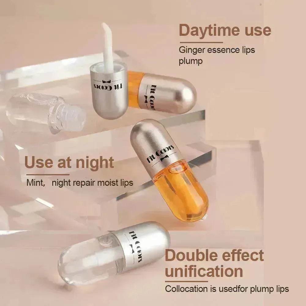 Two Sets Of Moisturizing Lip Oil And Lip Color Liquid Cases - www.Shopthatapp.com