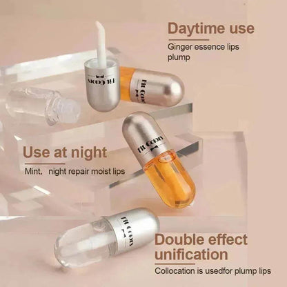 Two Sets Of Moisturizing Lip Oil And Lip Color Liquid Cases - www.Shopthatapp.com