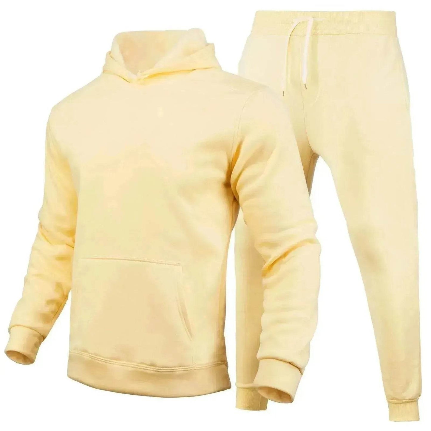 Unisex  Casual European Size Blank Solid Color Set - www.Shopthatapp.com