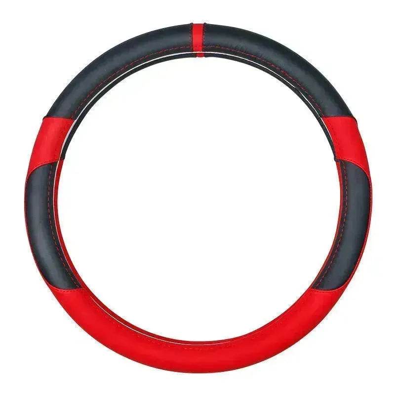 Universal Leather Steering Wheel Cover Suitable for the Four Season. - www.Shopthatapp.com