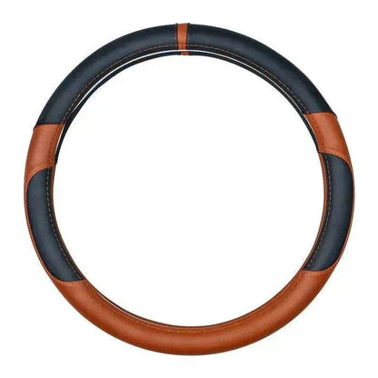 Universal Leather Steering Wheel Cover Suitable for the Four Season. - www.Shopthatapp.com