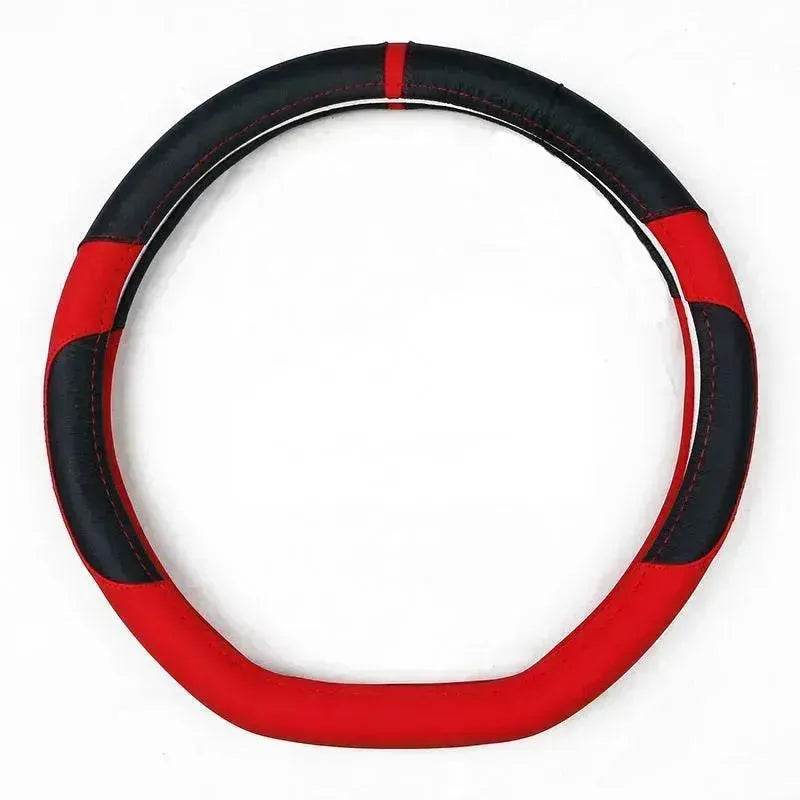 Universal Leather Steering Wheel Cover Suitable for the Four Season. - www.Shopthatapp.com