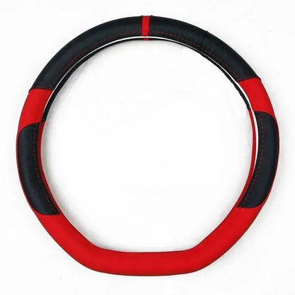 Universal Leather Steering Wheel Cover Suitable for the Four Season. - www.Shopthatapp.com