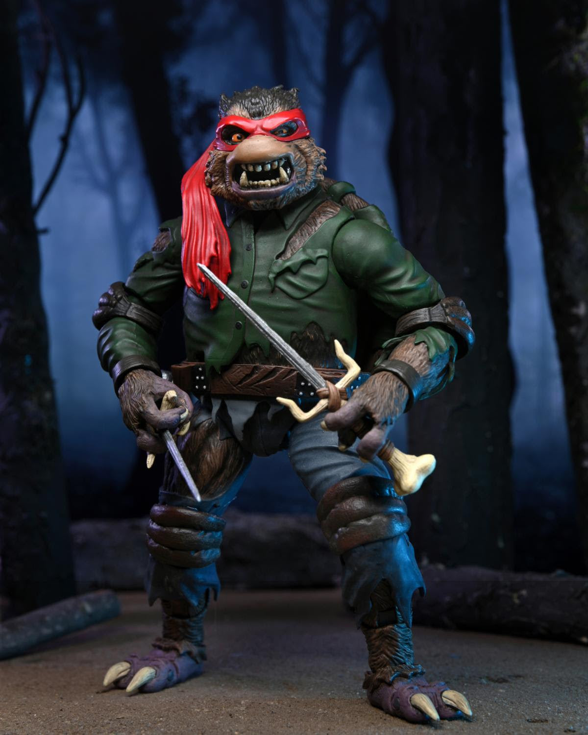 Universal Monsters x Teenage Mutant Ninja Turtles Ultimate Raphael as The Wolfman - www.Shopthatapp.com
