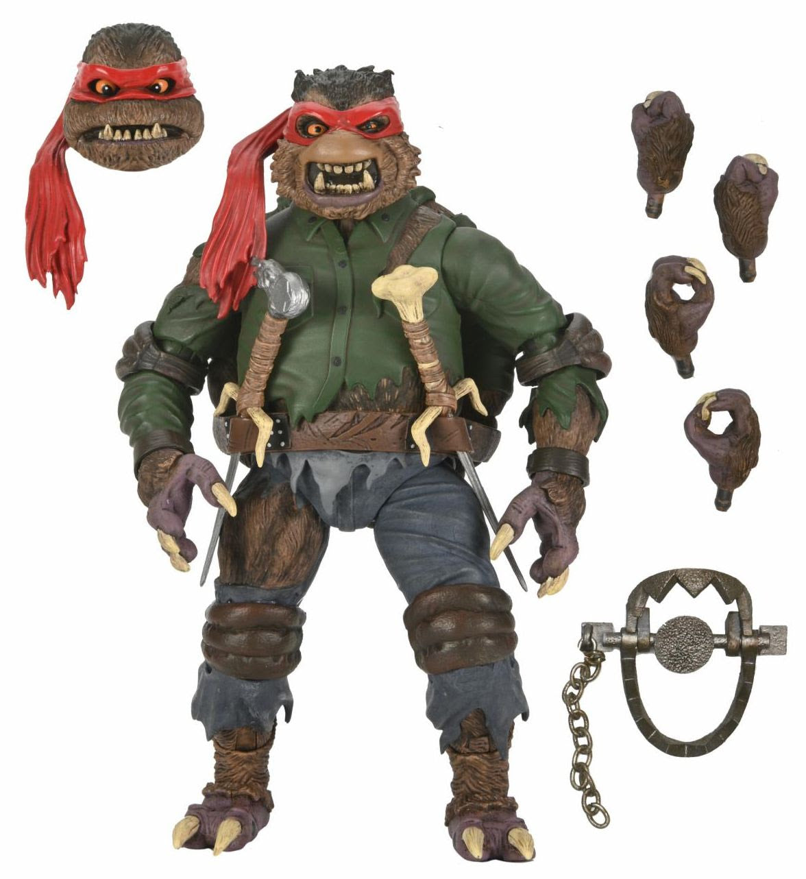 Universal Monsters x Teenage Mutant Ninja Turtles Ultimate Raphael as The Wolfman - www.Shopthatapp.com