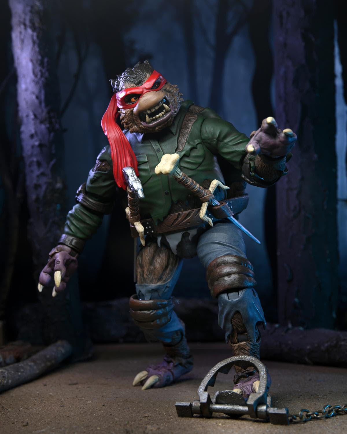 Universal Monsters x Teenage Mutant Ninja Turtles Ultimate Raphael as The Wolfman - www.Shopthatapp.com