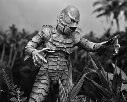 Universal Monsters -  Ultimate Creature from the Black Lagoon Figure - B&W - www.Shopthatapp.com