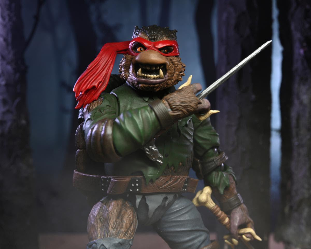 Universal Monsters x Teenage Mutant Ninja Turtles Ultimate Raphael as The Wolfman - www.Shopthatapp.com