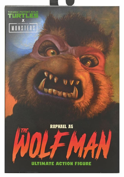 Universal Monsters x Teenage Mutant Ninja Turtles Ultimate Raphael as The Wolfman - www.Shopthatapp.com